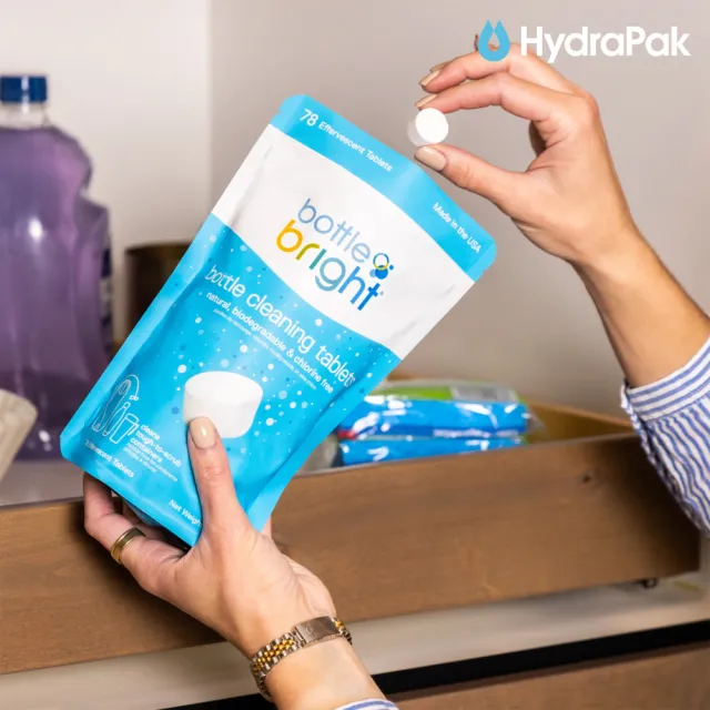 【HydraPak】Bottle Bright 水瓶清潔錠 BB136｜36入 盒裝