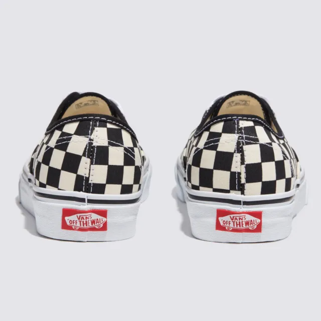 【VANS】官方旗艦 Authentic 黑白色棋盤格滑板鞋 CORTIS