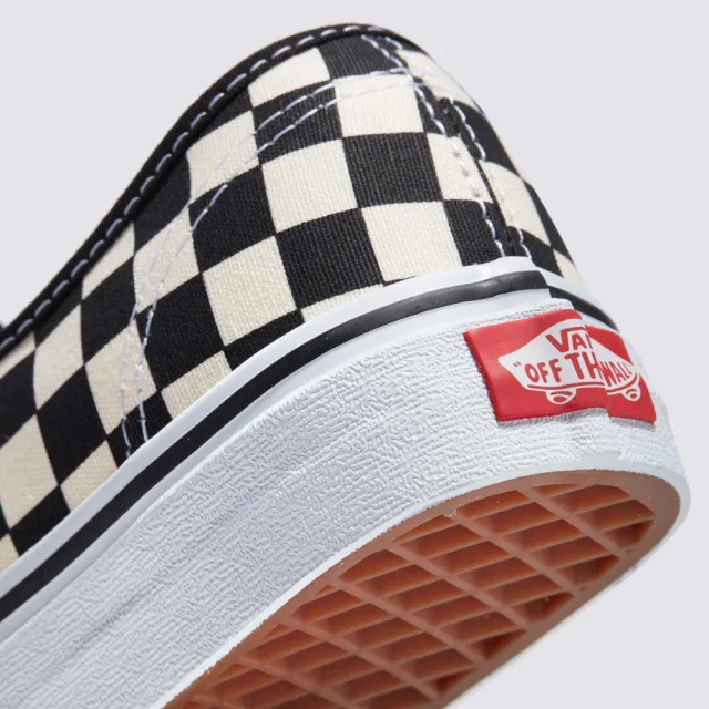 【VANS】官方旗艦 Authentic 黑白色棋盤格滑板鞋 CORTIS