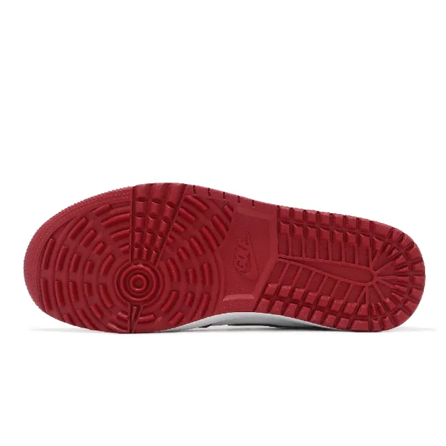 【NIKE 耐吉】懶人鞋 Air Jordan 1 Mule Golf 男鞋 女鞋 白 紅 黑 休閒鞋 穆勒鞋(FJ1214-101)