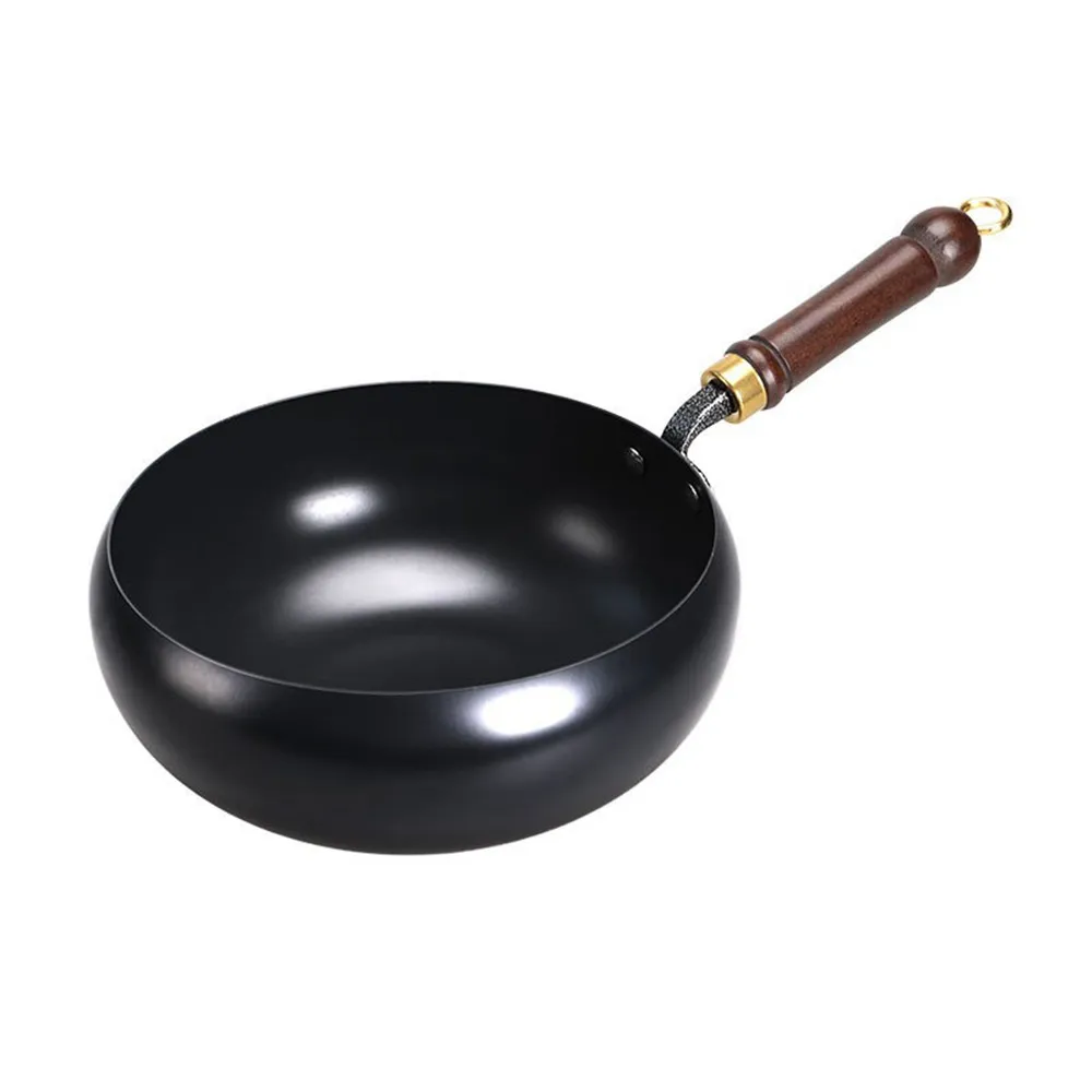 【Quality 聚家】大肚鍋 炒菜鍋 無塗層不沾鍋 平底鍋 鐵鍋 26CM/高密度無雜質/穩固耐用/0化學塗層