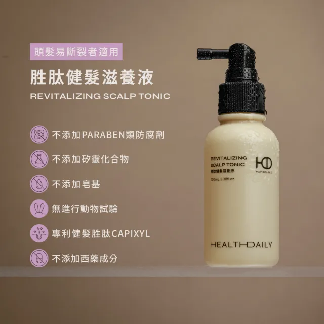【HD】胜肽健髮滋養液100mL 強健髮根 HD好日生醫 草本養髮 中西醫雙重養護 中醫師研發 超快出貨