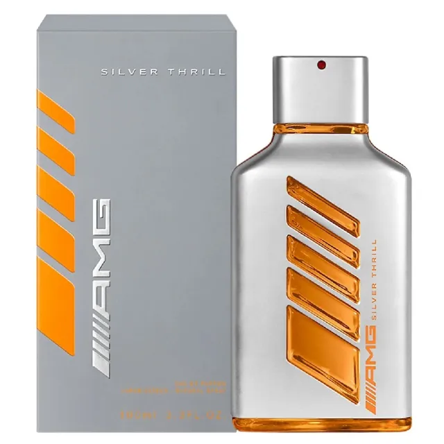 【Mercedes-Benz 賓士】Amg Silver Thrill 極速銀淡香精 100ml(專櫃公司貨)