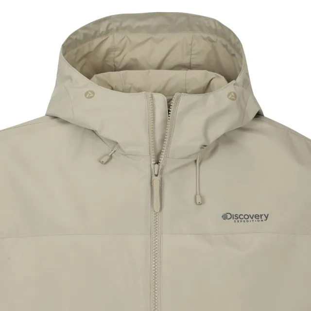【Discovery Expedition】GORE WINDSTOPPER 男版拉鍊外套 機能外套 防水 防風 抗UV (DMWJ3C061-BGL)