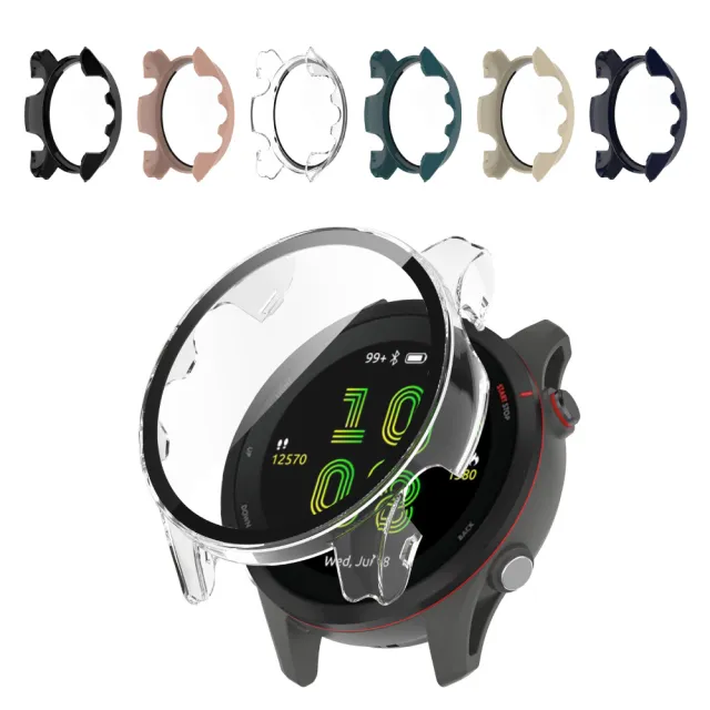 【GOLDEN SHIELD】Garmin Venu 4 3 一體式保護殼 3s 2 Plus 2s Vivoactive 6 5 PC+鋼化玻璃 錶殼+玻璃膜