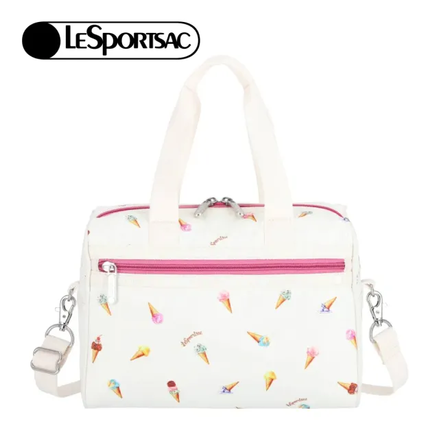【Lesportsac】Everyday SM Satchel 小型日常 手提肩背兩用包 送禮 禮物 推薦 女包(繽紛冰淇淋)
