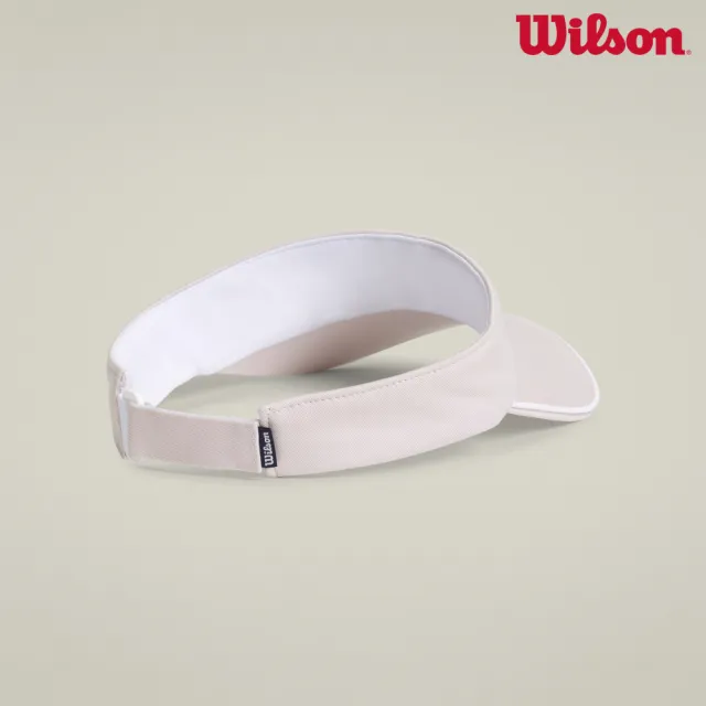 【WILSON】Classic W Visor Lilac Ash 配件 中空帽 薰衣草紫 WU00014L013001