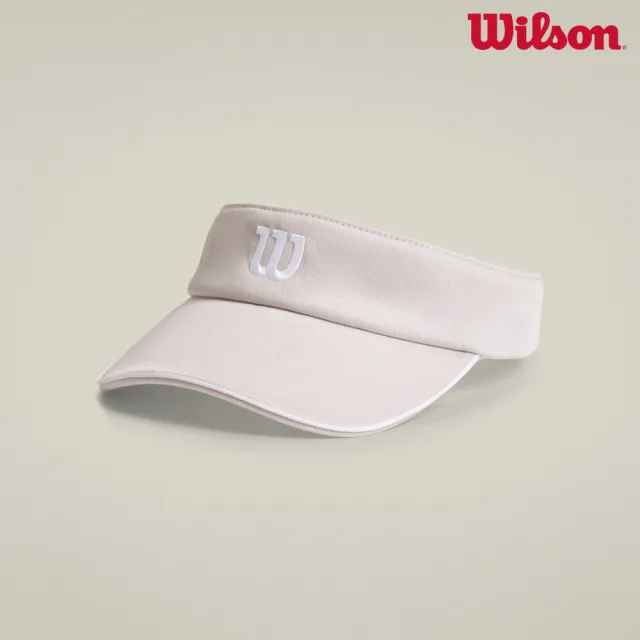 【WILSON】Classic W Visor Lilac Ash 配件 中空帽 薰衣草紫 WU00014L013001
