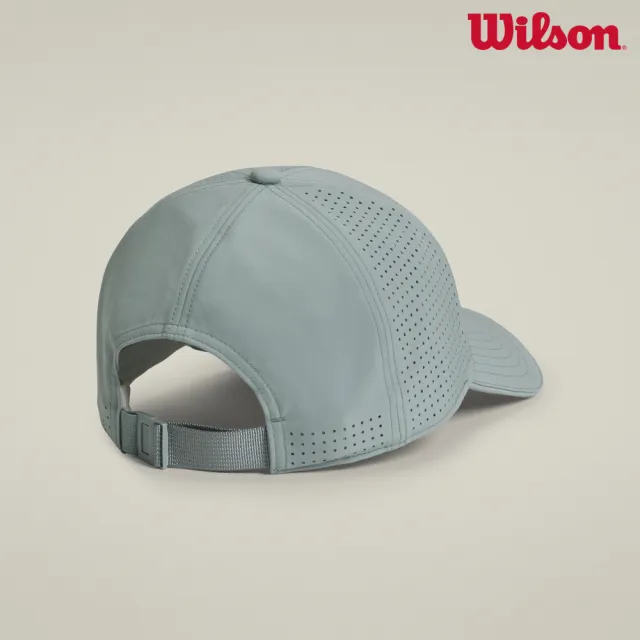 【WILSON】Active Tennis Hat Rain 配件 棒球帽 藍色 WU00135U113001