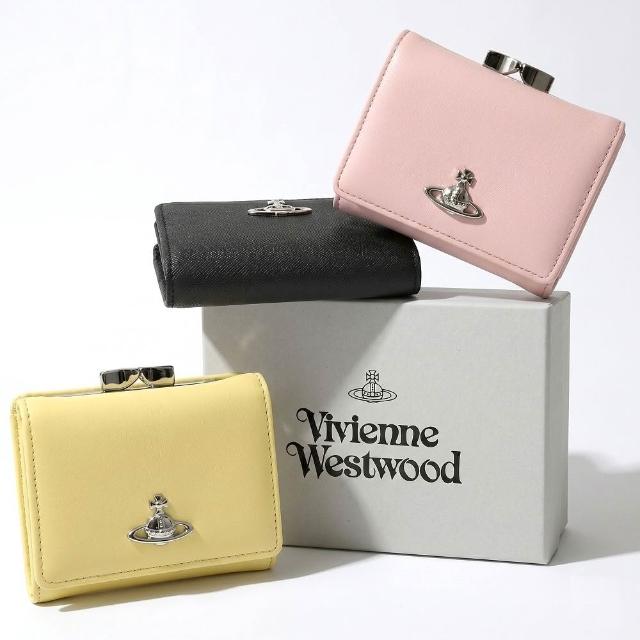 【Vivienne Westwood】星球標誌皮革釦式口金短夾(多款可選)
