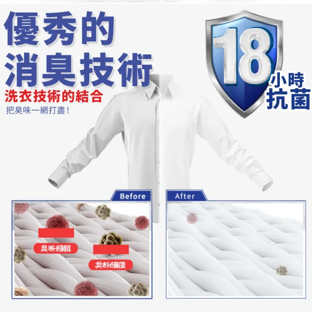 【Walch 威露士】官方直營 9X抗菌洗衣膠囊/洗衣球 補充包60顆/袋(抗菌除臭/室內晾曬)