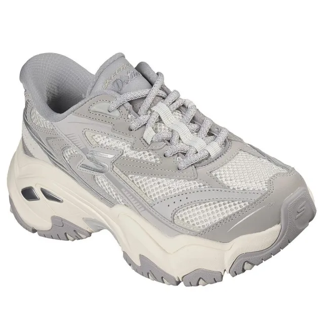 【SKECHERS】D Lites 6.0 女 休閒鞋 復古 流行 灰(150703GRY)