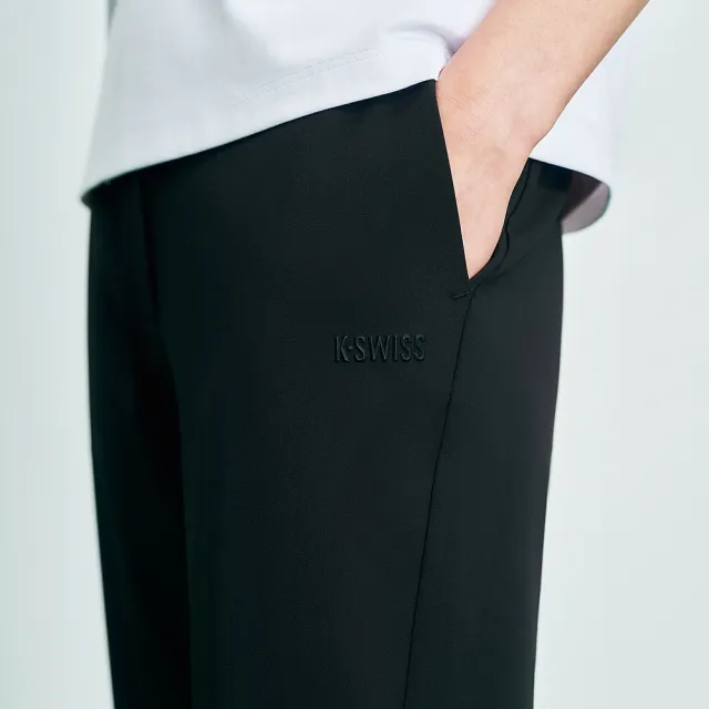 【K-SWISS】梭織長褲 Woven Pants 女 正黑色