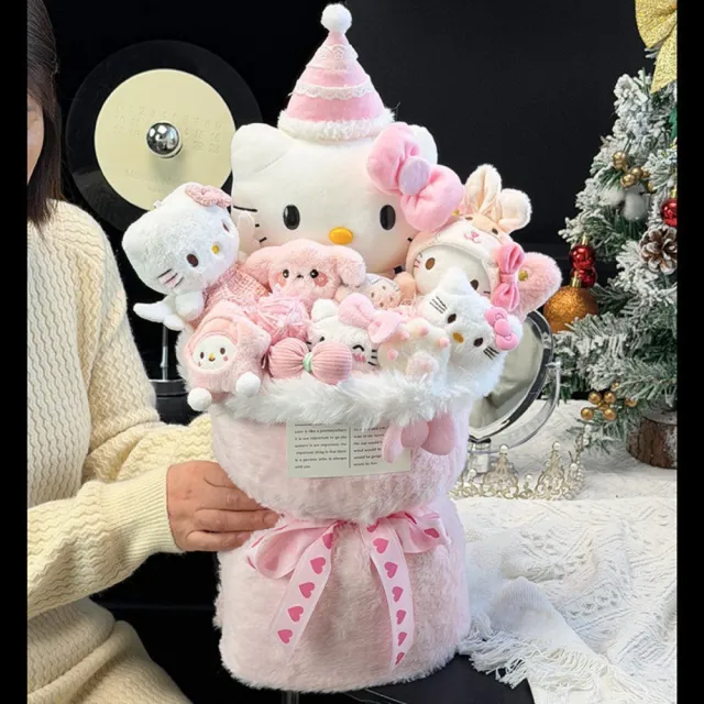 公仔花束 毛絨娃娃花束 娃娃捧花(生日 情人節 母親節 教師節 畢業 婚禮)（其他規格）