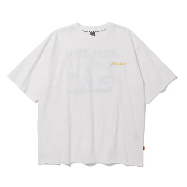 【POLER STUFF】日本限定 PRM TOURIST TRAP EMB TEE 刺繡短袖T恤 白