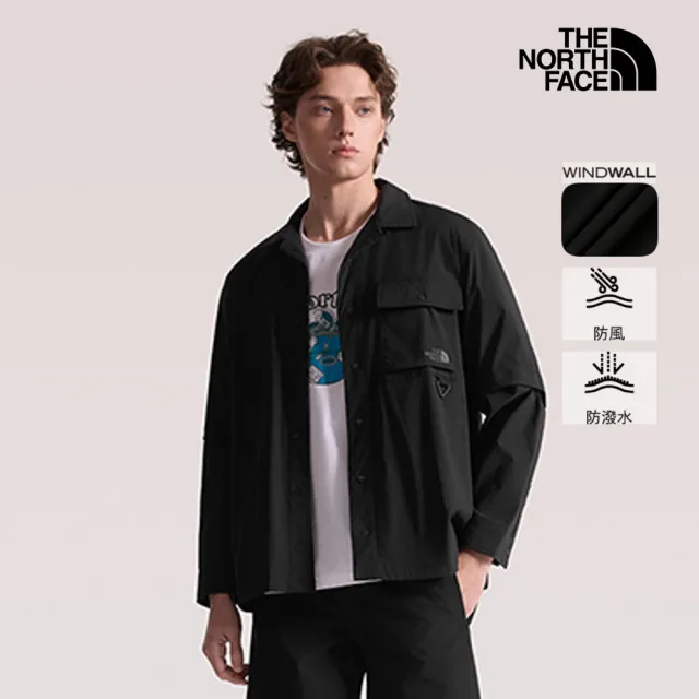 【The North Face】北面男女款輕量抗UV防潑水 可打包連帽外套(多款任選)