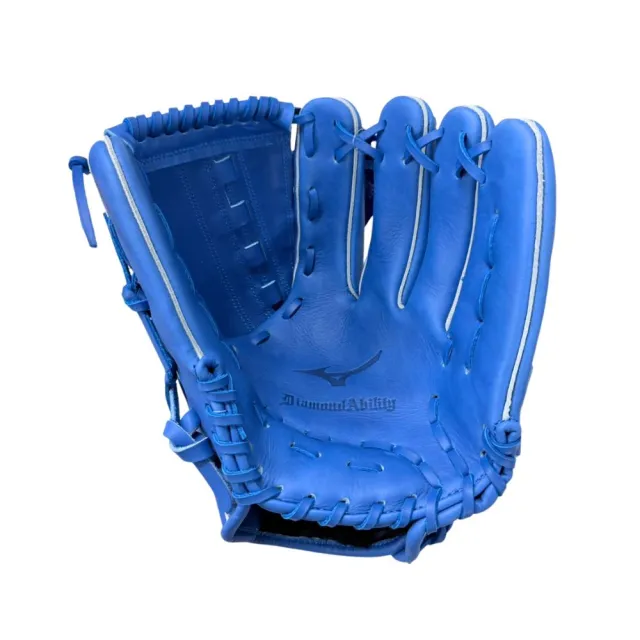 【MIZUNO 美津濃】DIAMONDABILITY棒球手套全封檔投手手套12吋寶藍(1ATGH26511 22)