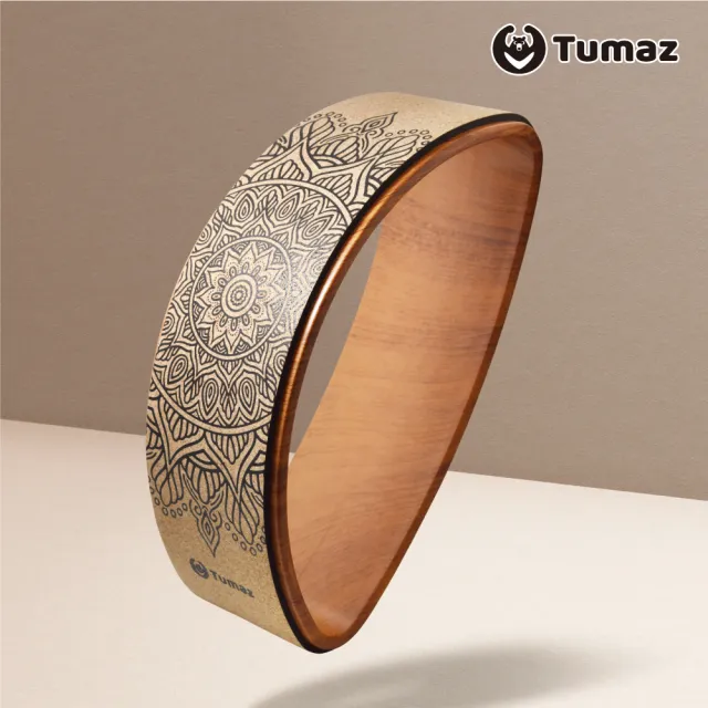 【Tumaz 月熊】弦月軟木瑜珈輪 半月瑜珈輪