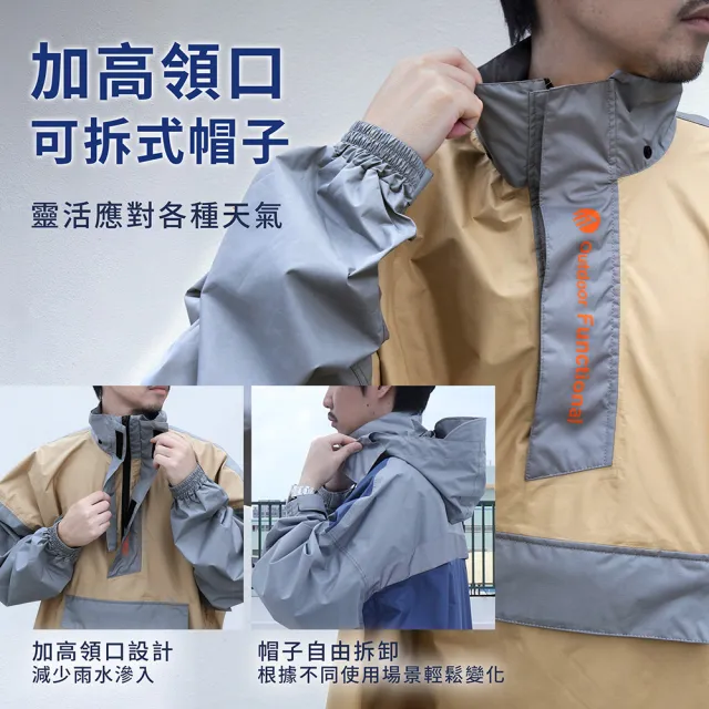 【boy】一件式極輕速穿側開雨衣_多色(高抗水壓 機車族 快穿 中性 潮流 簡約)