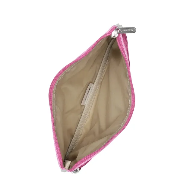 【Lesportsac】3-Zip Cosmetic 三層拉鍊化妝包 收納包 盥洗包 女包 男包(繽紛冰淇淋)