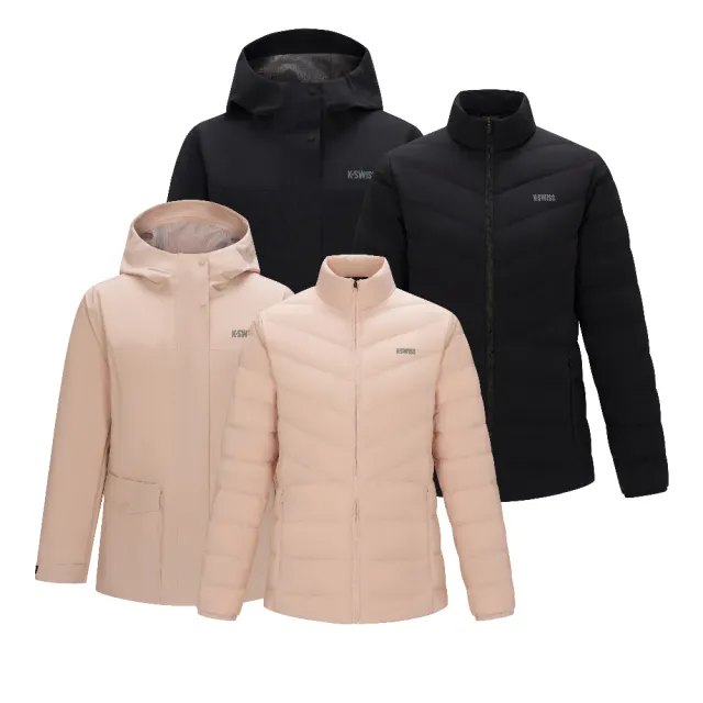 【K-SWISS】二合一外套 2in1Jacket 女 兩色任選