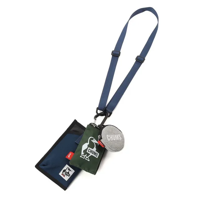 【CHUMS】CHUMS 休閒 Sling 3 Pouch Sweat Nylon3P多用途肩背包 灰/藍 男女 (CH604080G019)