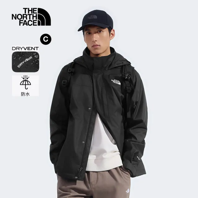 【The North Face】中性款DRYVENT防水防風 機能衝鋒衣外套 (多款任選)