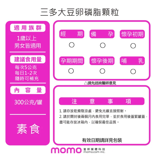 【SENTOSA 三多】T大豆卵磷脂顆粒3入組(共900g)