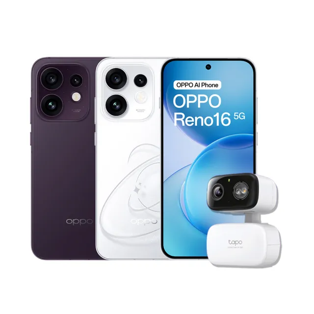 贈2K網路攝影機【OPPO】官方直營 Reno16 6.32吋(12G/256G/高通7Gen4/5000萬畫素主鏡頭)
