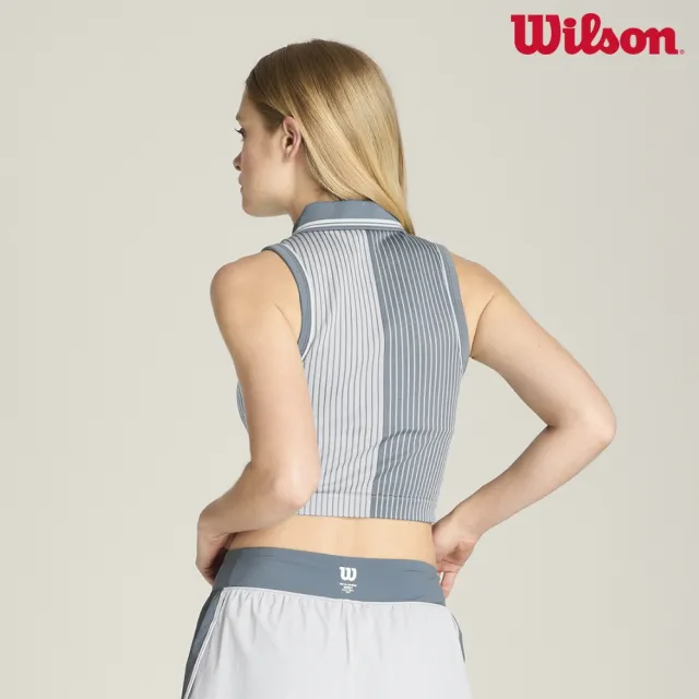 【WILSON】Topspin Seamless Polo SE 2.0 BLGY 女款 服飾 POLO衫 灰色 WE00321U032001