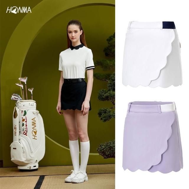 【HONMA 本間高爾夫】女款花邊修身短裙 春夏季 日本專業高爾夫品牌(XS-L淺紫 白色 黑色任選HWJC902R612)