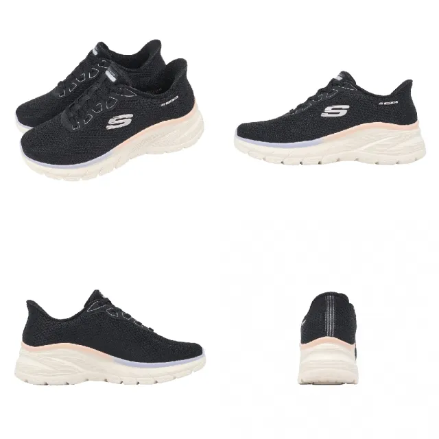 【SKECHERS】休閒鞋 Fashion Fit 2.0 Slip-Ins 寬楦 女鞋 黑 緩震 150380WBLK