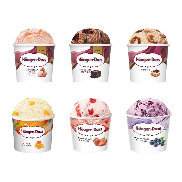 【Haagen-Dazs 哈根達斯】迷你杯100mlx12入 口味任選(熱賣口味 歡樂派對)