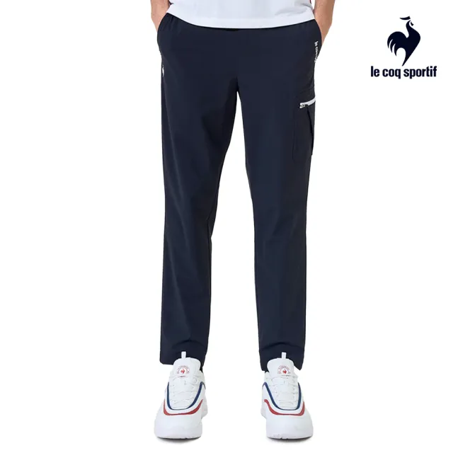【LE COQ SPORTIF 公雞】平織運動長褲 男女款 2色 LWX81073_LWX82073