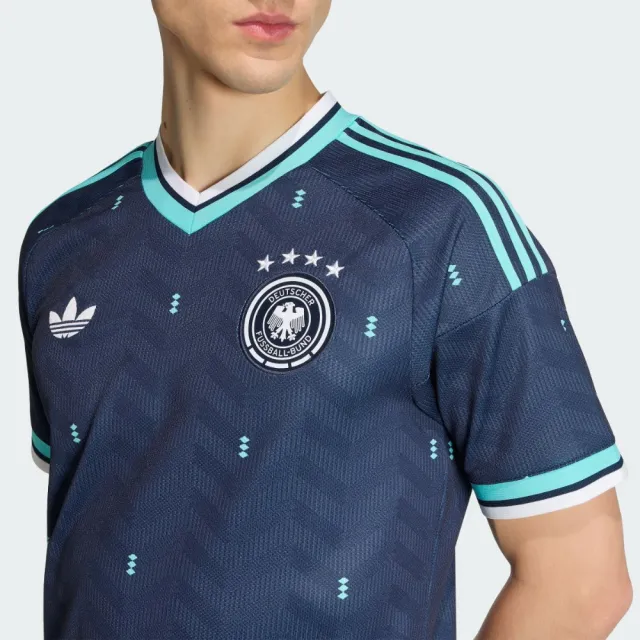 【adidas 愛迪達】世界盃 德國 客場短袖球衣 男 JN2074