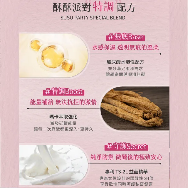 【TS6 護一生】微醺蜜桃酥潤滑液80g (酥酥派對新品限量上架) 私密 親密