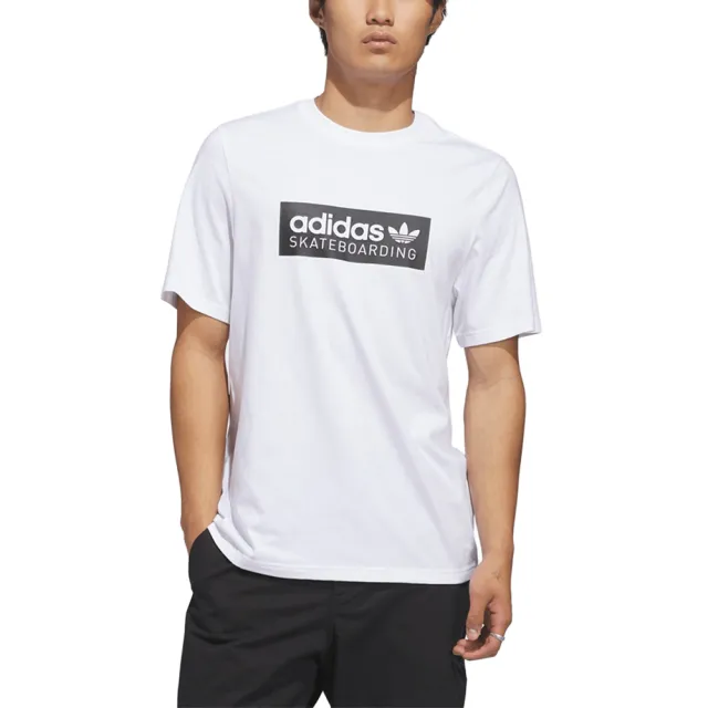 【adidas 愛迪達】男 SKT LOGO TEE 短袖上衣 - KC3268