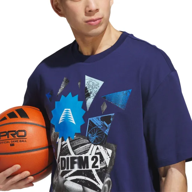 【adidas 愛迪達】男 ANTED BB TEE 短袖上衣 - KW3187