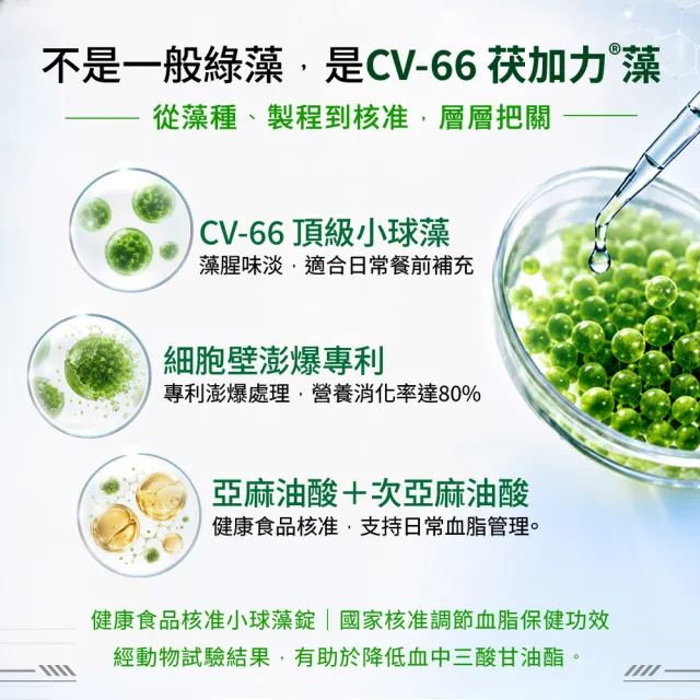 遠東極品CV-66茯加力藻錠-450錠/瓶(綠藻 小球藻  藻類  藻)