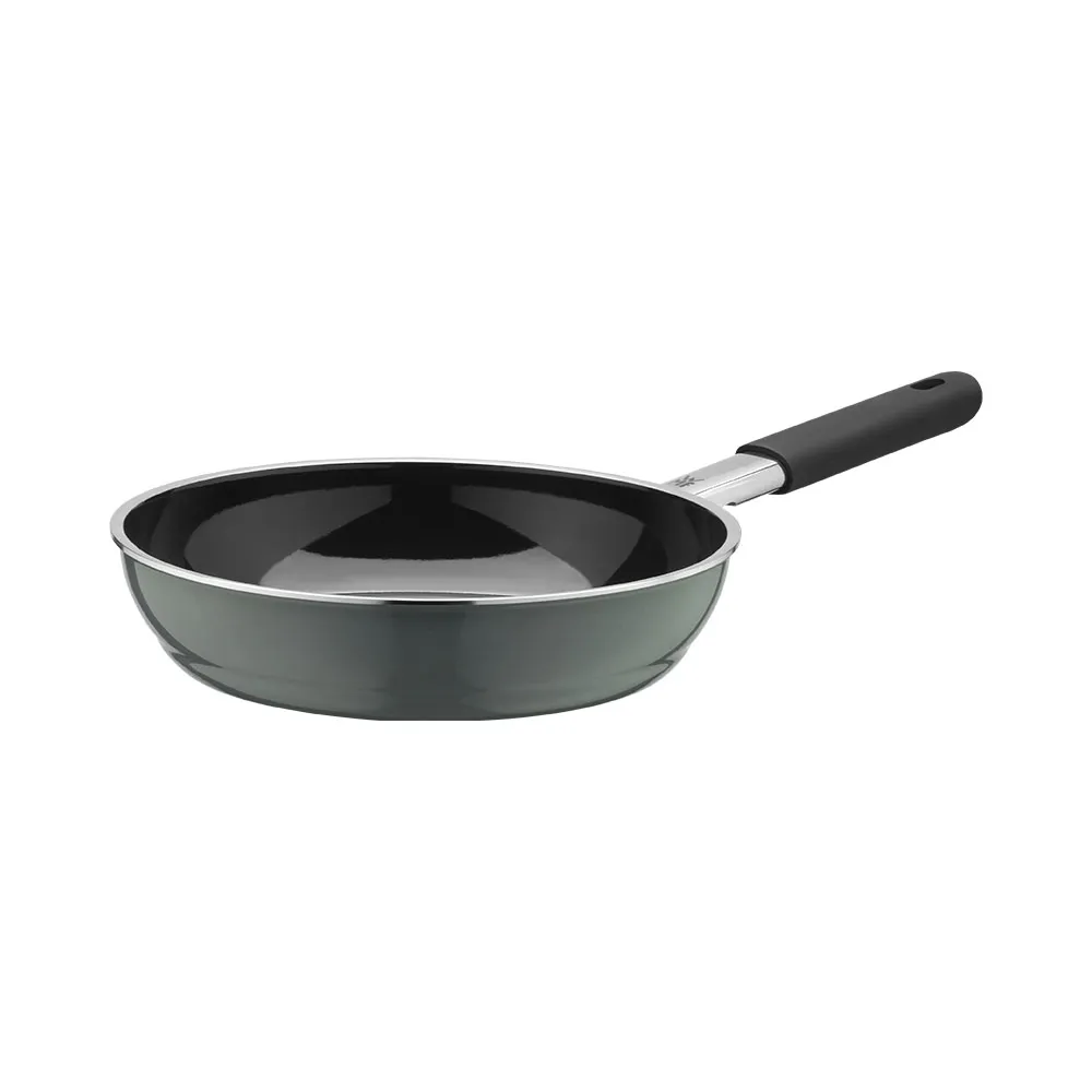 【WMF】德國製FUSIONTEC MINERAL 平底鍋 24CM(鉑金色/陶晶鍋)