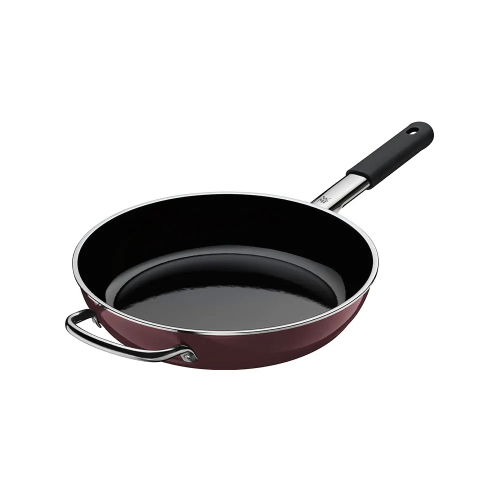 【WMF】德國製Fusiontec Mineral 平底鍋 28cm(玫瑰金色/陶晶鍋)