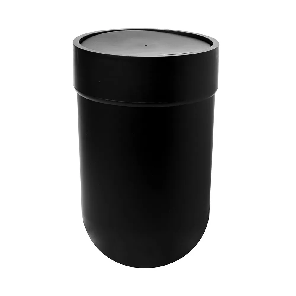 【UMBRA】加拿大 Touch搖擺蓋垃圾桶 墨黑6L  / 回收桶 廚餘桶