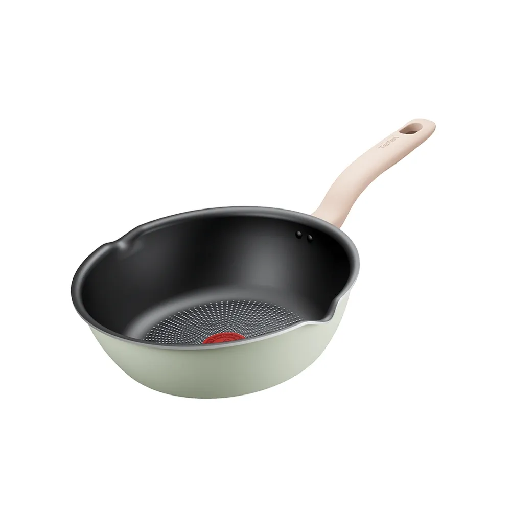 【Tefal 特福】法國 抹茶時光系列24cm不沾深平鍋(G1796495)