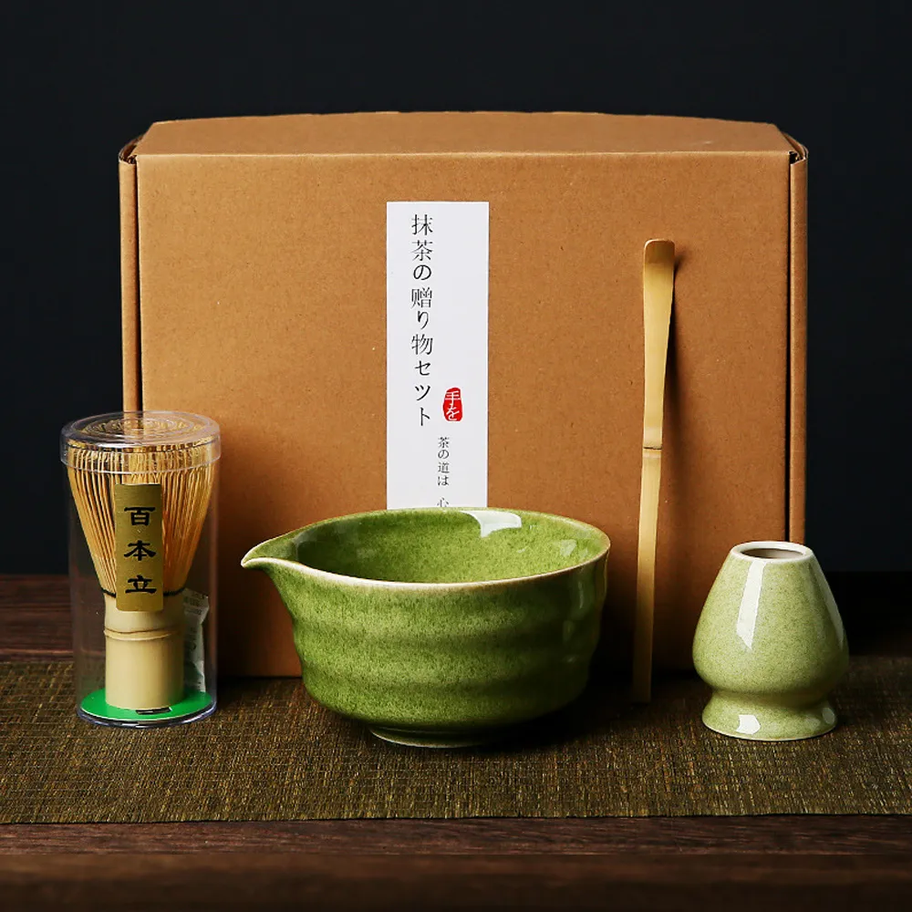 茶道具　青木木米作　波線文　菓子鉢　仕覆付　時代箱　V　R9578H TEA Dream】日式青木原系高質感岸風抹茶工具禮盒組(交換禮物母親節禮物