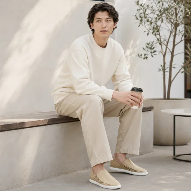 【People Footwear】加拿大休閒鞋 防水鞋 涼鞋 平底鞋 拖鞋(RIO 瑞歐 新色 蘑菇棕/雪人白色)