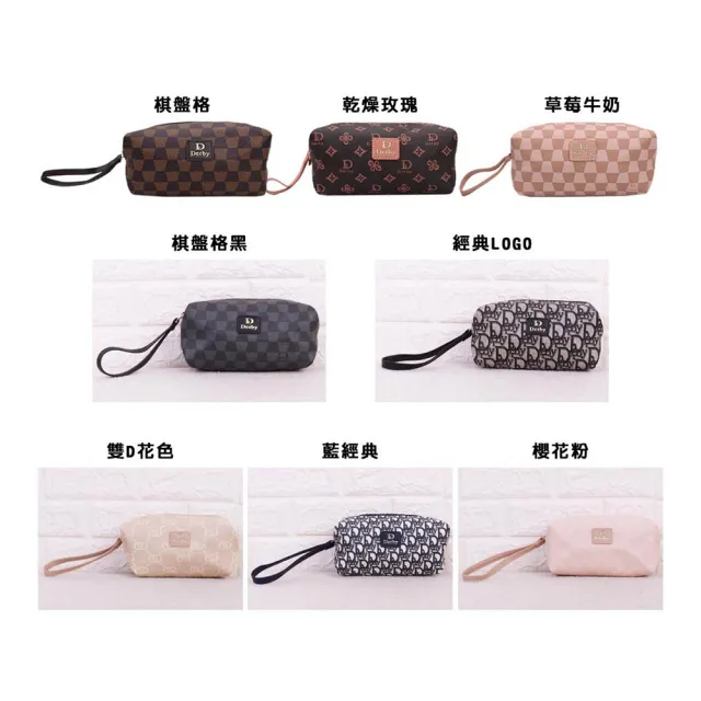 【SNOW.bagshop】雙11 化妝包手拿包水餃大容量分類包防水防刮材質