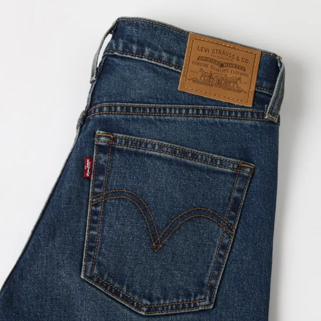【LEVIS】Ribcage 高腰修身直筒牛仔褲 / 微彈性 女生牛仔褲 人氣新品 0081W-0008