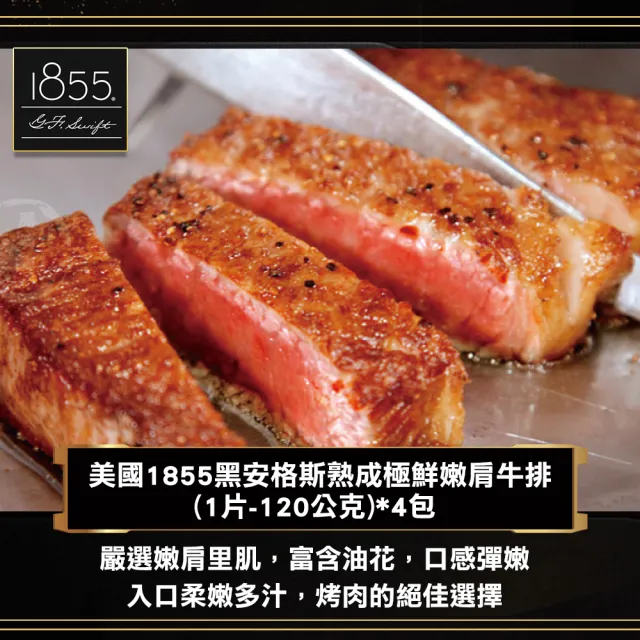 【勝崎生鮮】momo限定-1855美牛界的LV超值7件組(1060公克±10% / 7包)