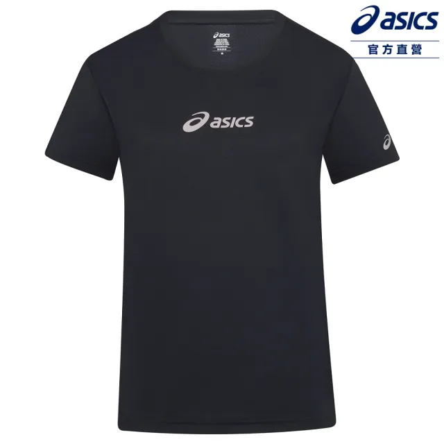 【asics 亞瑟士】涼感短袖上衣 女款 亞洲版 訓練上衣 2032D690-001
