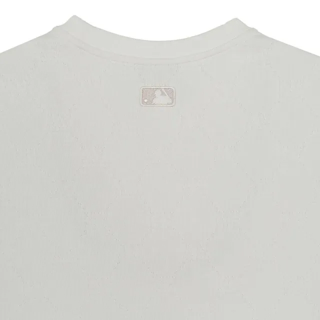 【MLB】小Logo短袖T恤 Monogram系列 紐約洋基隊 (3ATSM0164-50IVS)